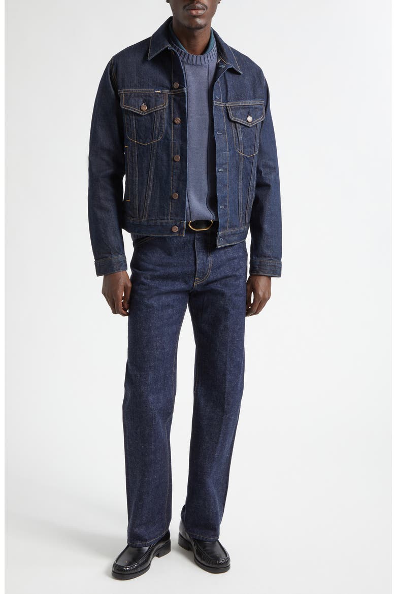 Redford Selvedge Denim Jacket, Alternate, color, INDIGO
