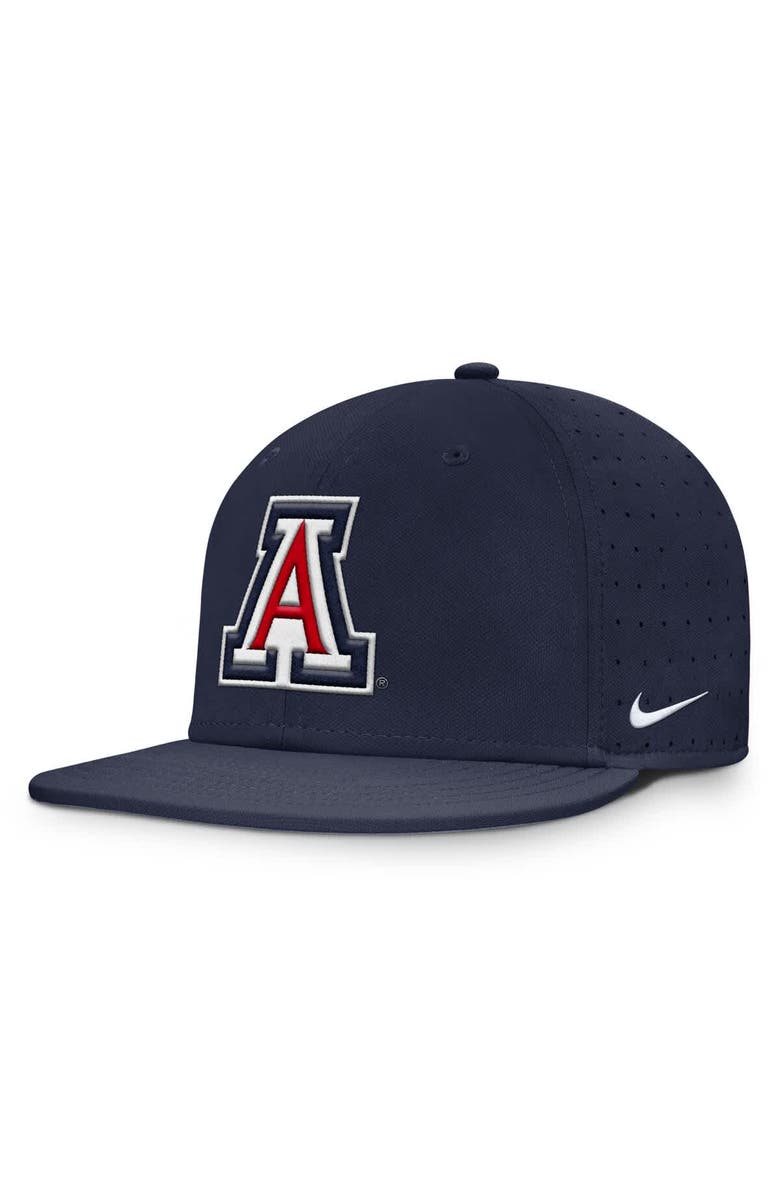 Nike Men's Nike Navy Arizona Wildcats On-Field Dugout True Performance Fitted Hat, Main, color, 