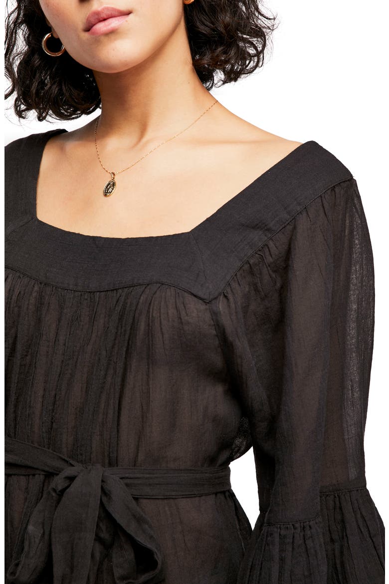 Endless Summer by Free People Gretta Minidress, Alternate, color, BLACK