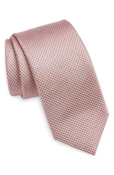 Neat Silk Blend Tie