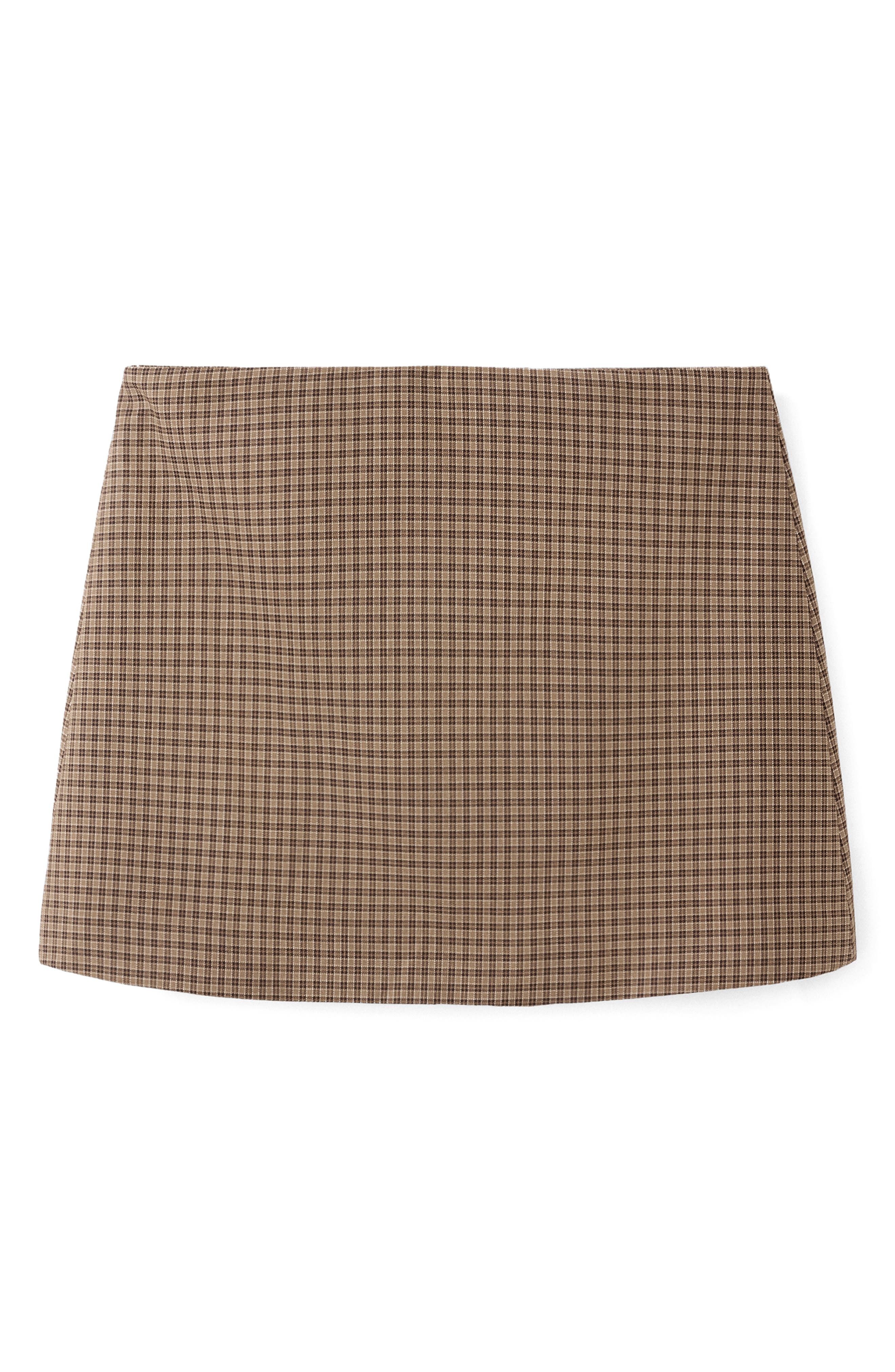 Houndstooth A-Line Miniskirt - image 2