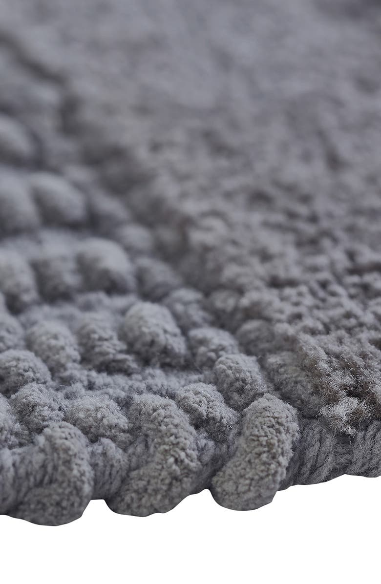 VCNY HOME Tahari Home Asalia Chenille Bath Mat, Alternate, color, Steel Grey