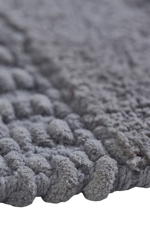 Vcny Home Tahari Home Asalia Chenille Bath Mat In Steel Grey