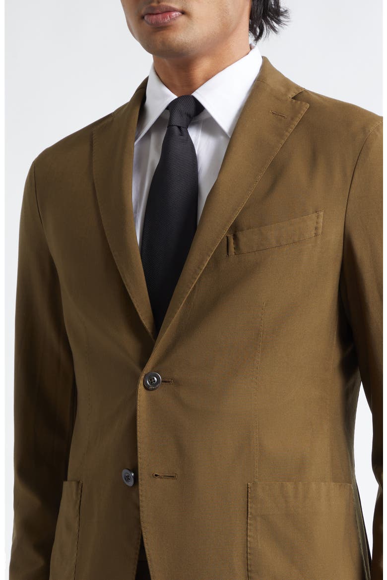 Pickstitch Wool Sport Coat, Alternate, color, LIGHT BROWN