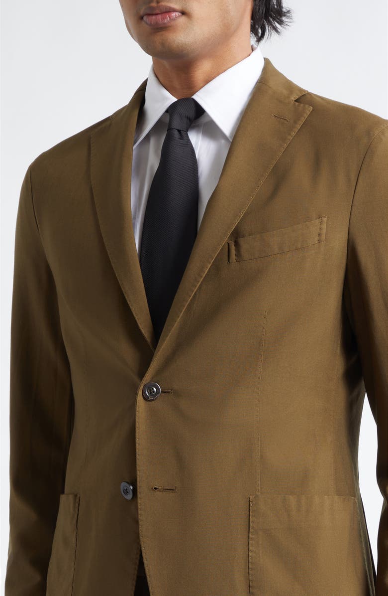 Boglioli Pickstitch Wool Sport Coat, Alternate, color, Light Brown