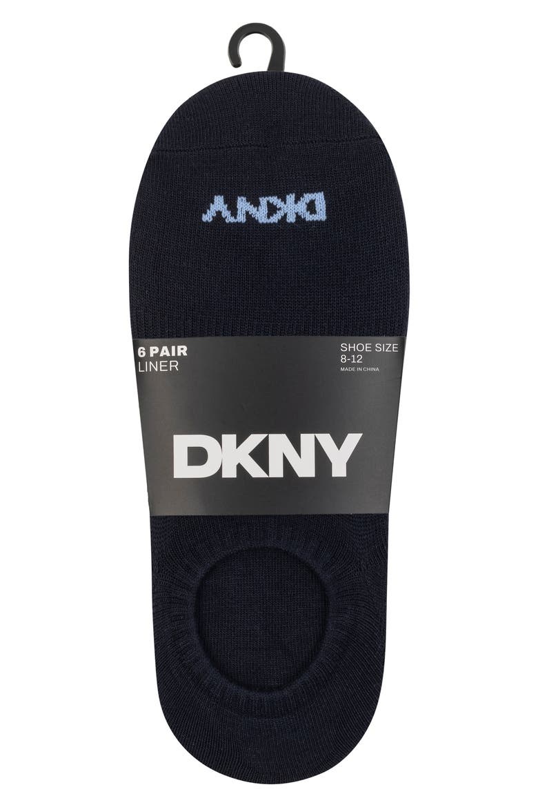 6-Pack Liner Socks, Alternate, color, BLUE
