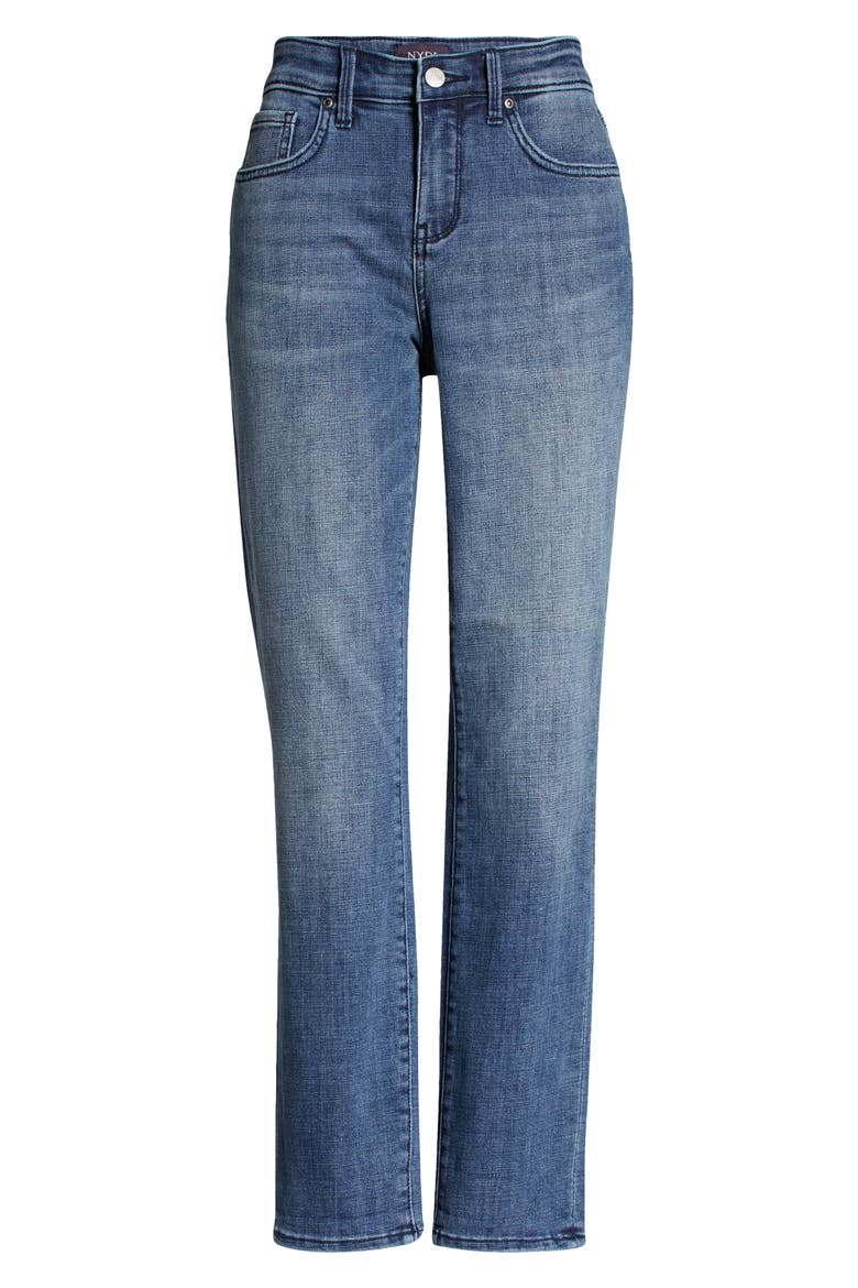 Margot Straight Leg Girlfriend Jeans, Alternate, color, CALIENTE