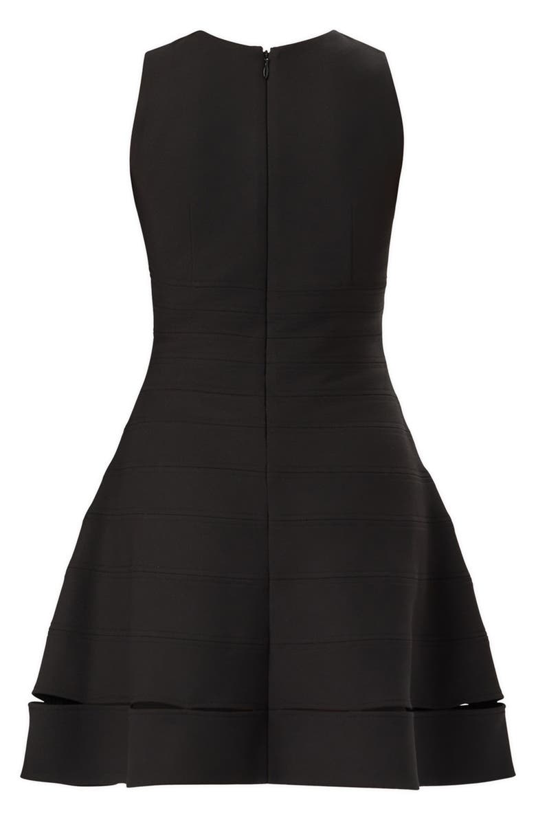 Herve Leger The Rosemary Dress, Alternate, color, Black