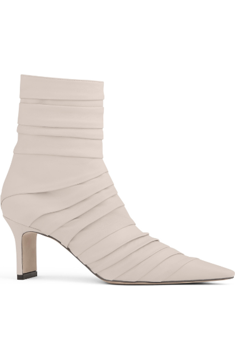 Neil J. Rodgers Plisse Ankle Boot, Alternate, color, Crème Nappa