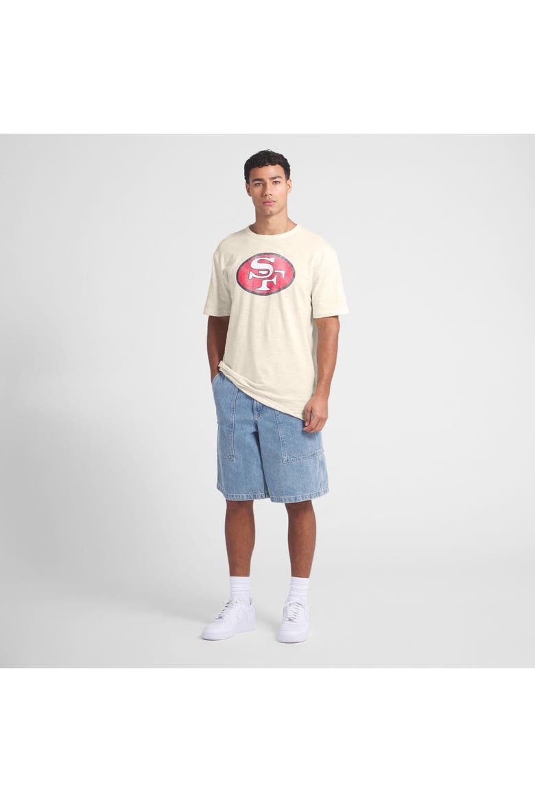 Men's Fanatics  Cream San Francisco 49ers Slub T-Shirt, Alternate, color, Cream