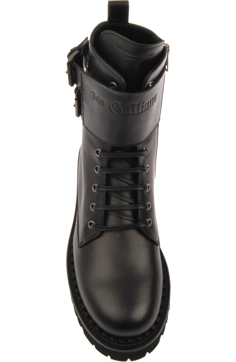 John Galliano Paris John Gallioano Combat Boot, Alternate, color,