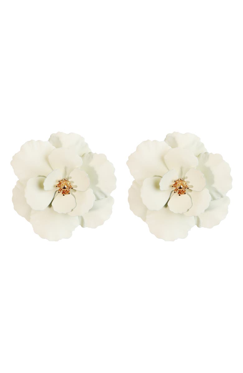 Panacea Flower Earrings, Main, color, 