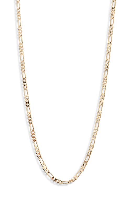 Child Of Wild Maria Figaro Chain Necklace In Gold