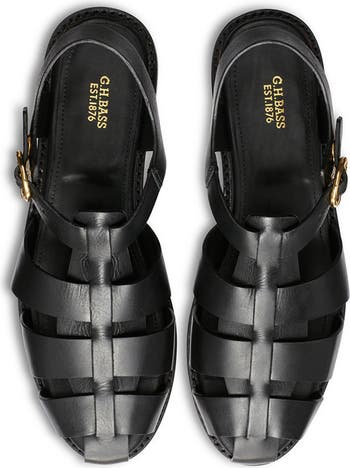   JEANS★FISHERMAN SANDALS★BLACK Womens Fisherman Sandal | G.H.BASS