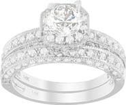 Haus of Brilliance 14K White Gold 1.00 Cttw Round Cut Diamond Ring