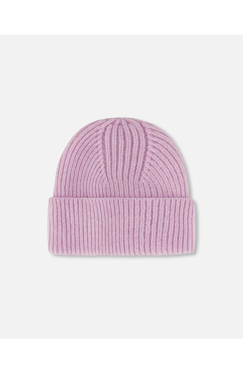 Deux par Deux Girl's Mid-Season Knit Hat Lilac, Alternate, color, 
