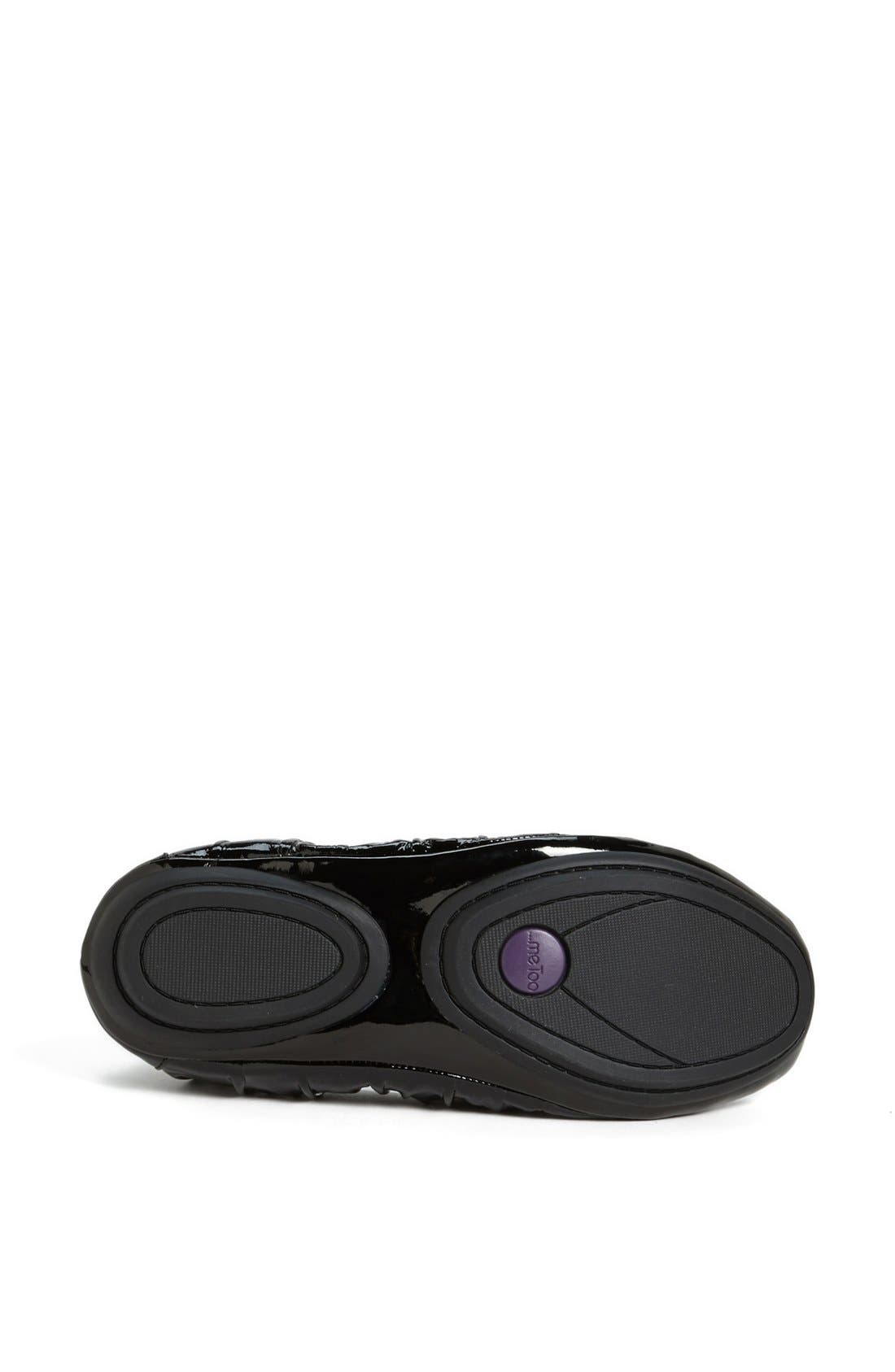 'Fiore' Flat, Alternate, color, BLACK PATENT