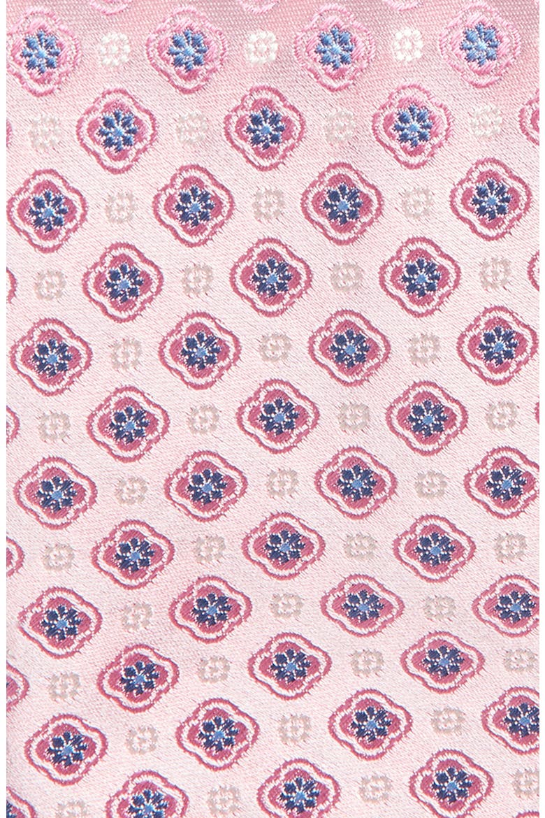 Medallion Silk Tie, Alternate, color, PINK