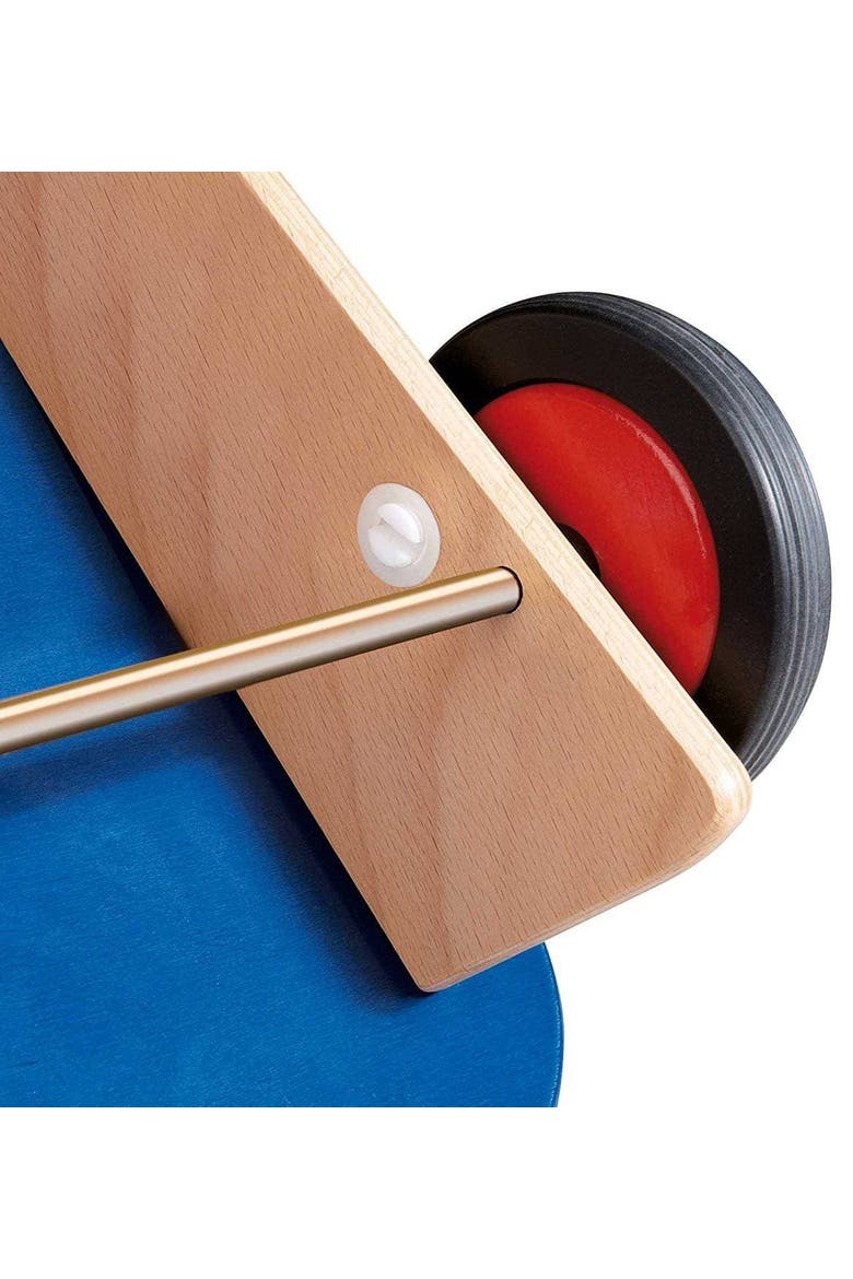 Walker Wagon Push Toy, Alternate, color, BROWN/ RED AND BLUE