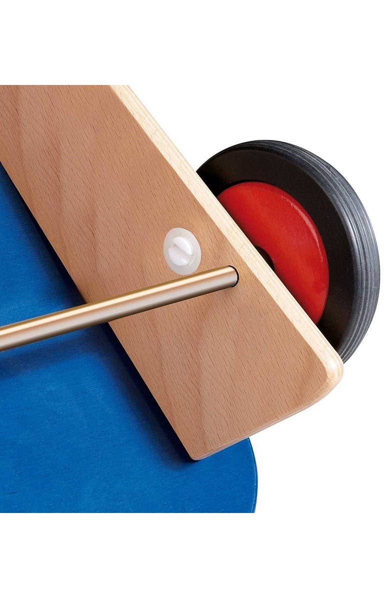 HABA Walker Wagon - Wooden Baby Push Walker, Sit to Stand Walker for Baby Learning to Walk, Push Toys for Toddlers 1-3 with Seat & Storage, 10 Months+, Alternate, color, Multi