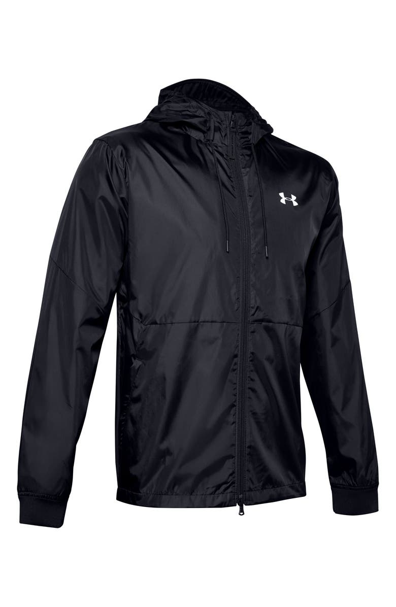 Under Armour UA Legacy Water Repellent Hooded Windbreaker, Alternate, color, 