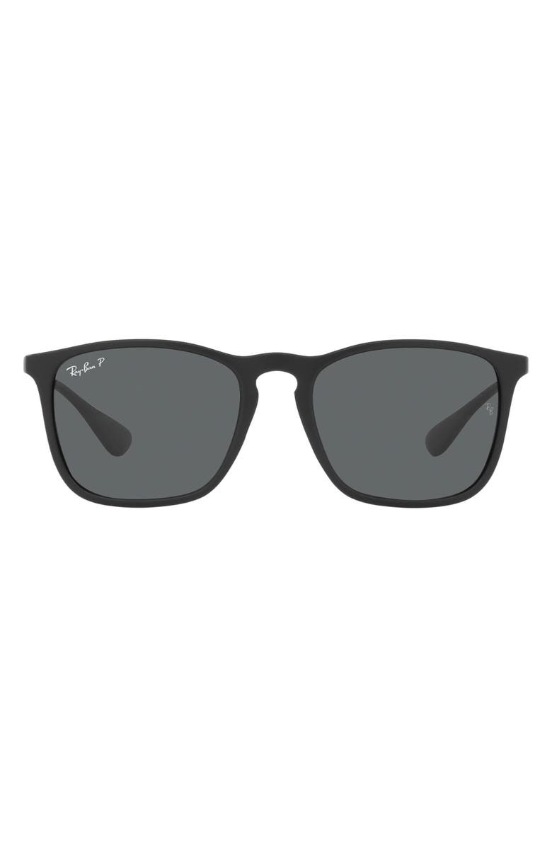 Ray-Ban 54mm Polarized Square Sunglasses, Main, color, 