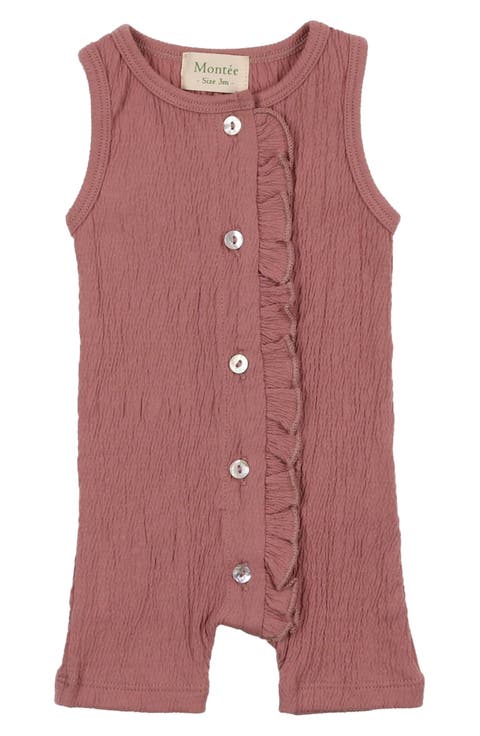 Ruffle Trim Romper (Baby)