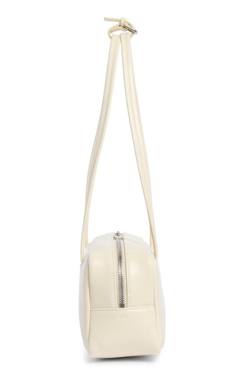 Stand Oil More Faux Leather Baguette Bag In White