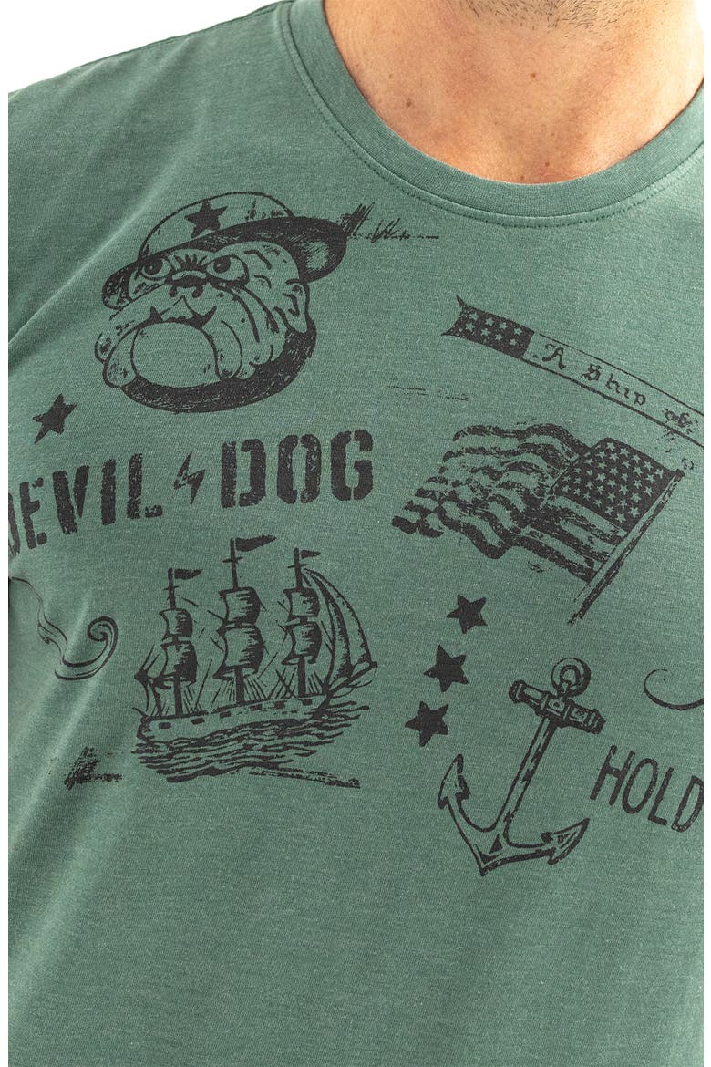 Man's Best Friend Graphic T-Shirt, Alternate, color, SPRUCE