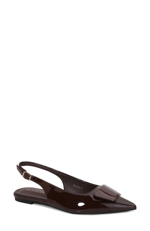 Patent Slingback Strap