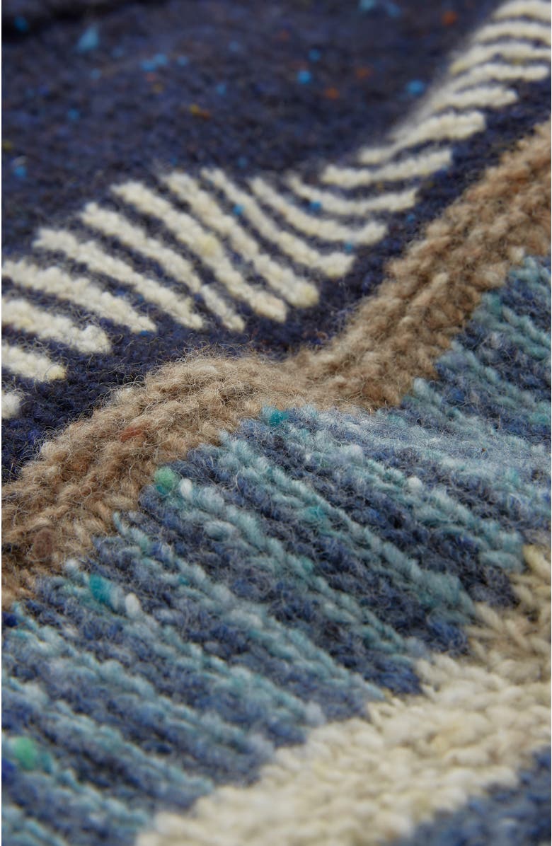 Celtic & Co. Statement Donegal Wool Sweater, Alternate, color, Dark Navy