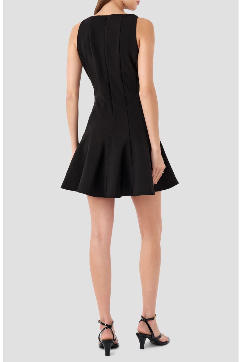 Skater Dress, Alternate, color, BLACK