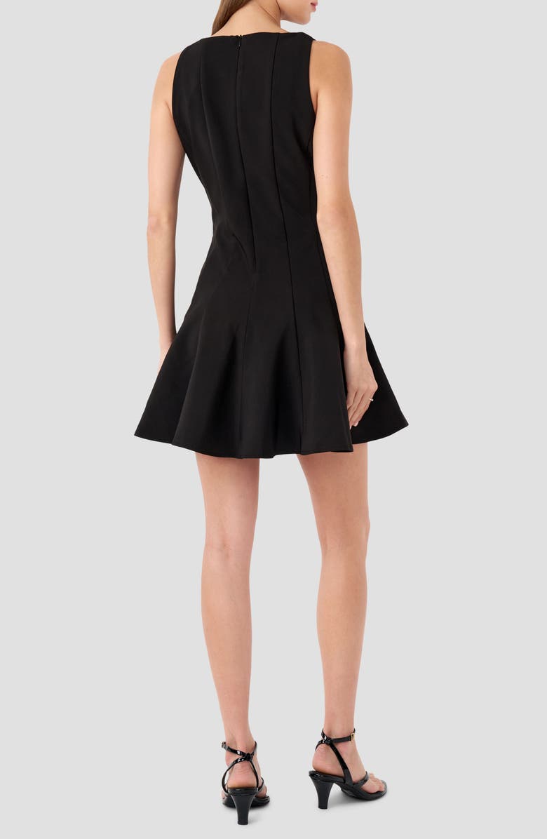 RM Rebecca Minkoff Skater Dress, Alternate, color, Black