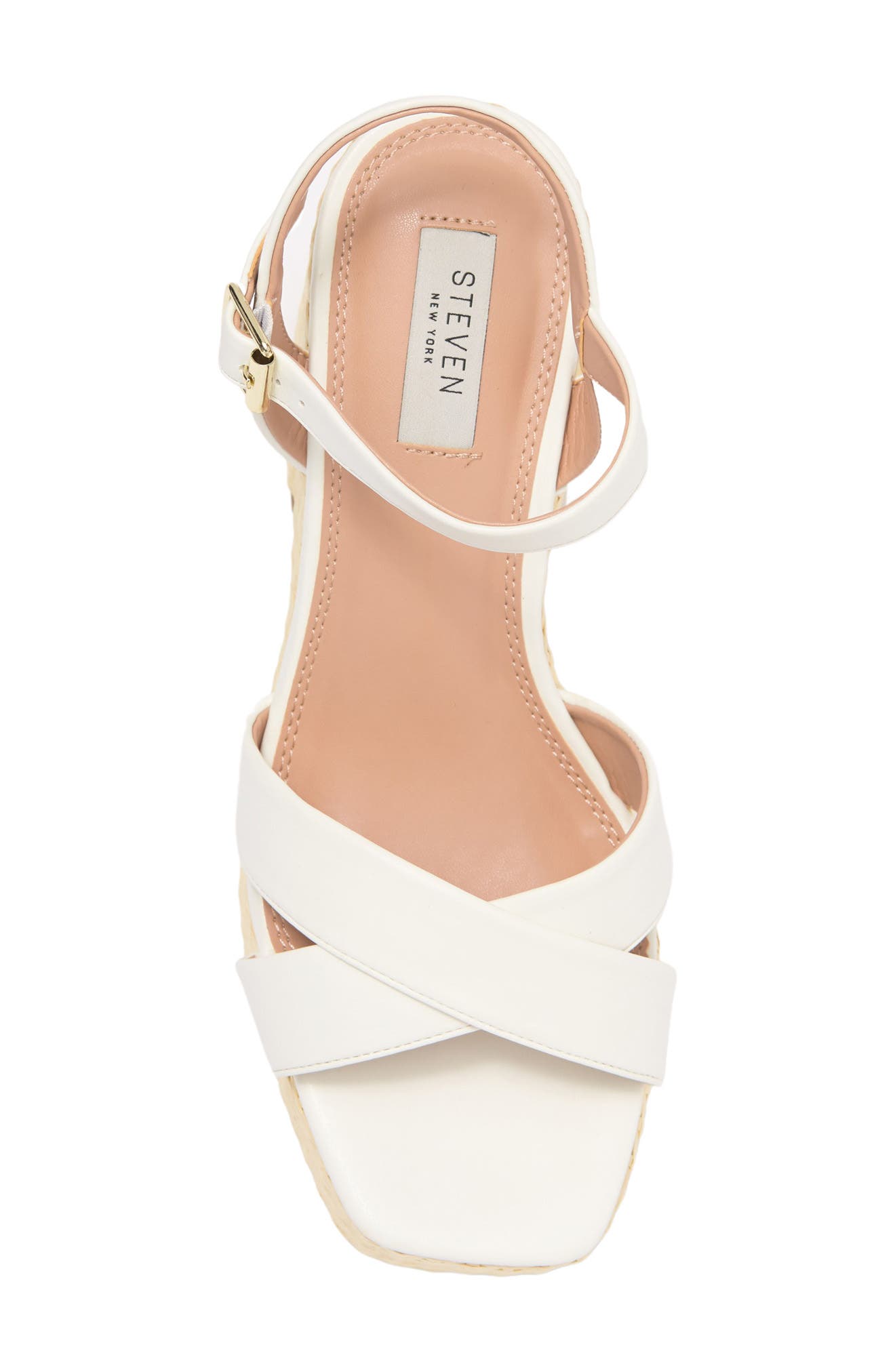 Dipsy Espadrille Platform Sandal, Alternate, color, WHITE