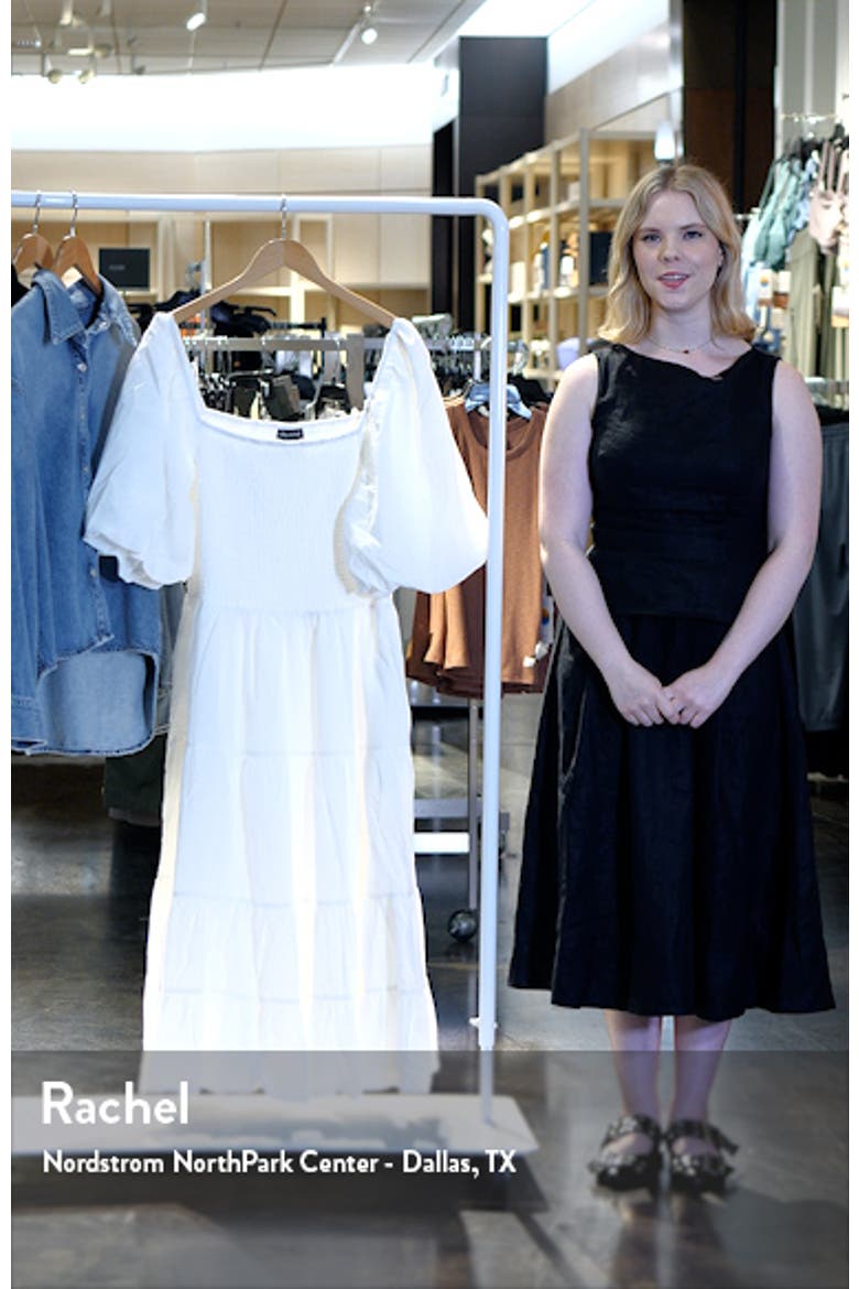 Ariella Tiered Cotton Midi Dress video
