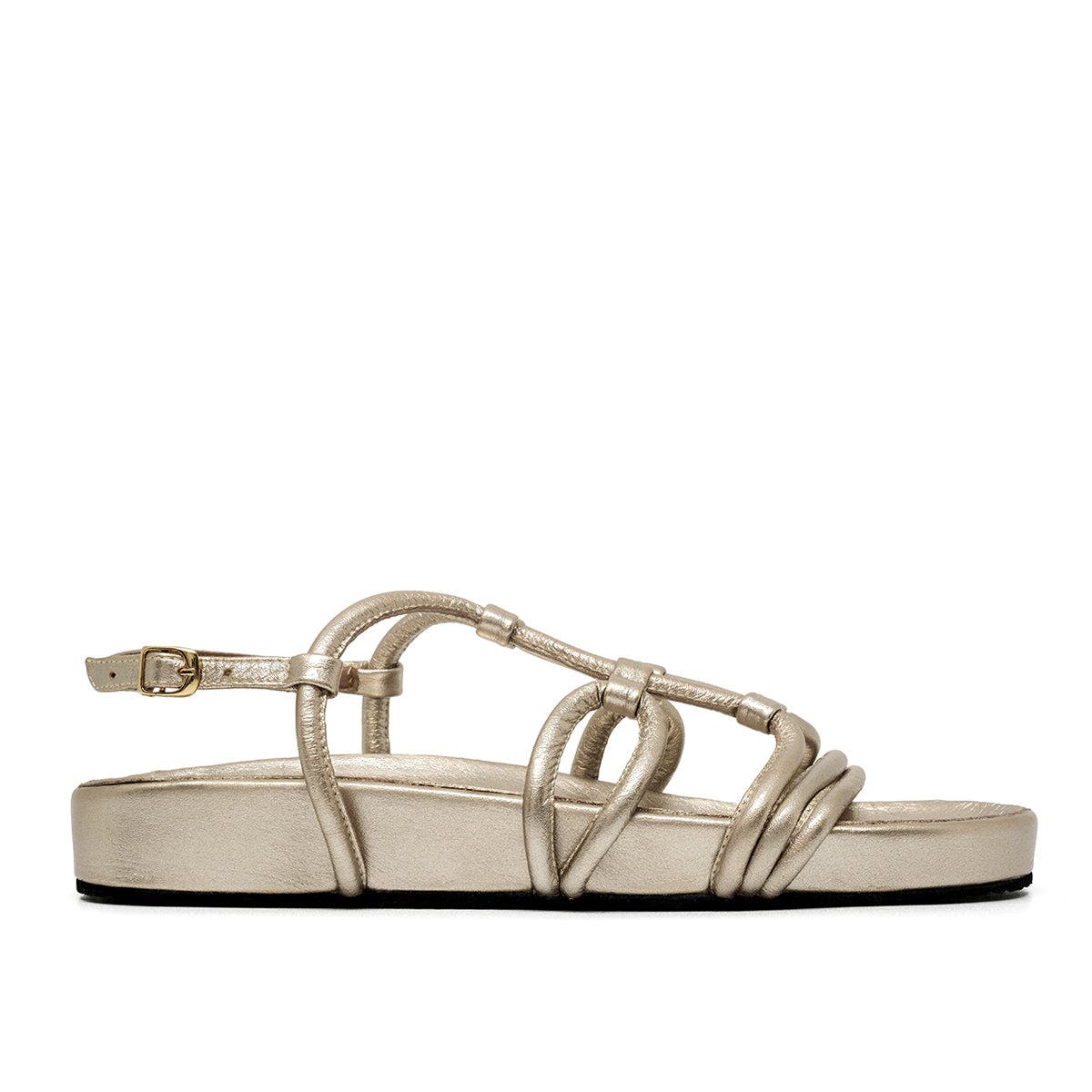 ALTA Flora Sandals, Main, color, Gold