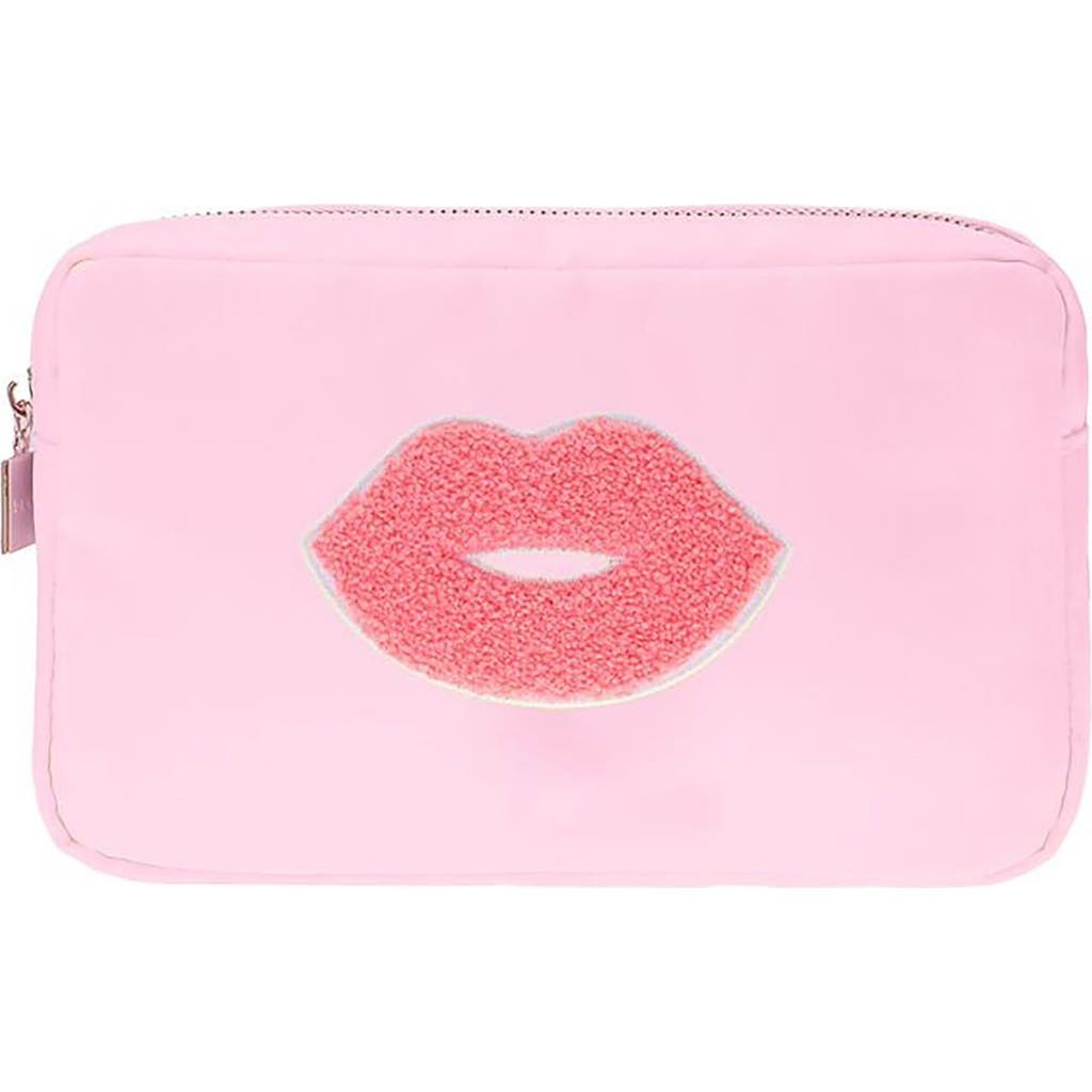 Bloc Bags Medium Kiss Cosmetic Bag in Baby Pink  product