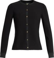 Isaac Mizrahi New York Button Detail Knit Top