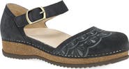 Dansko Mae Ankle Strap Platform Clog