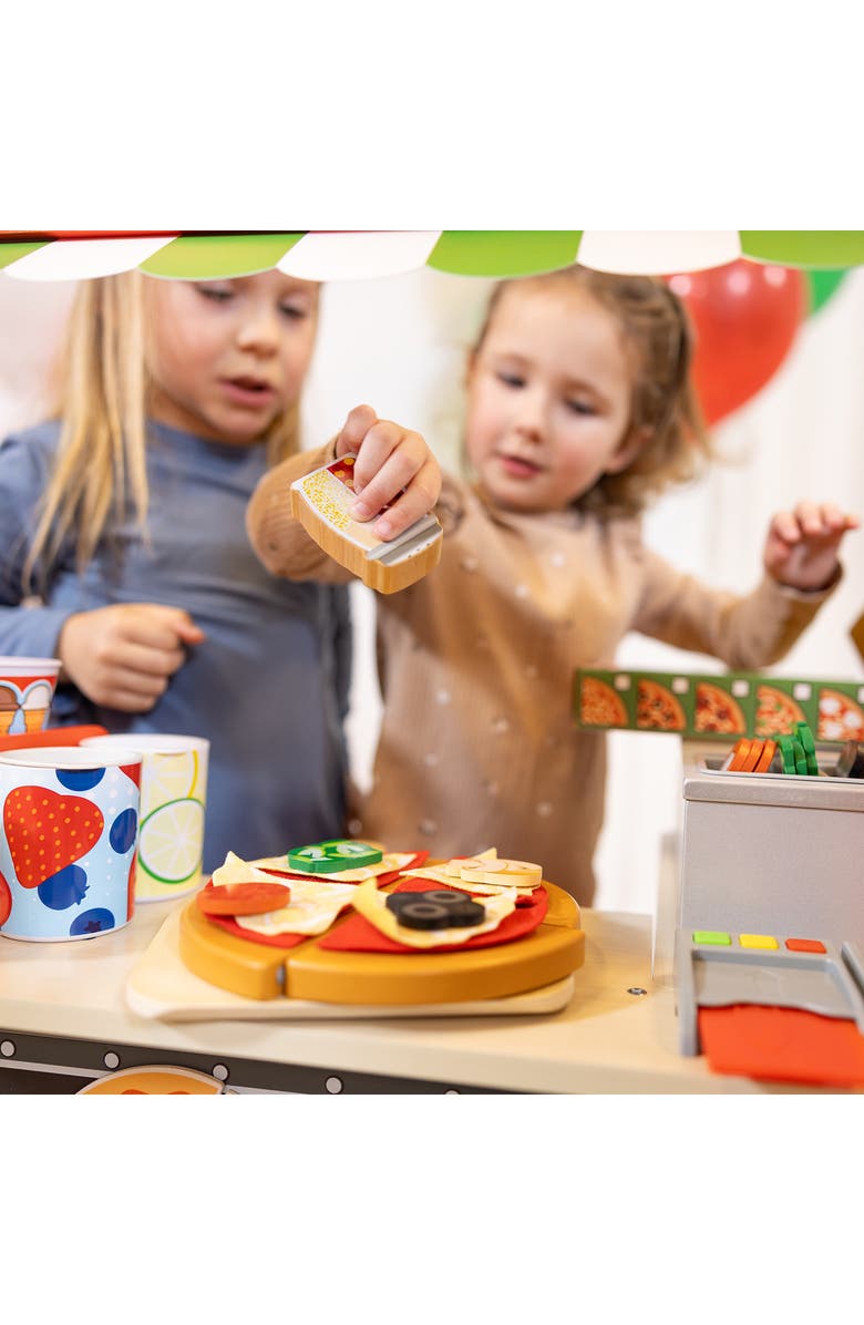 Melissa & Doug Pizza Food Truck Playset, Alternate, color, Multi