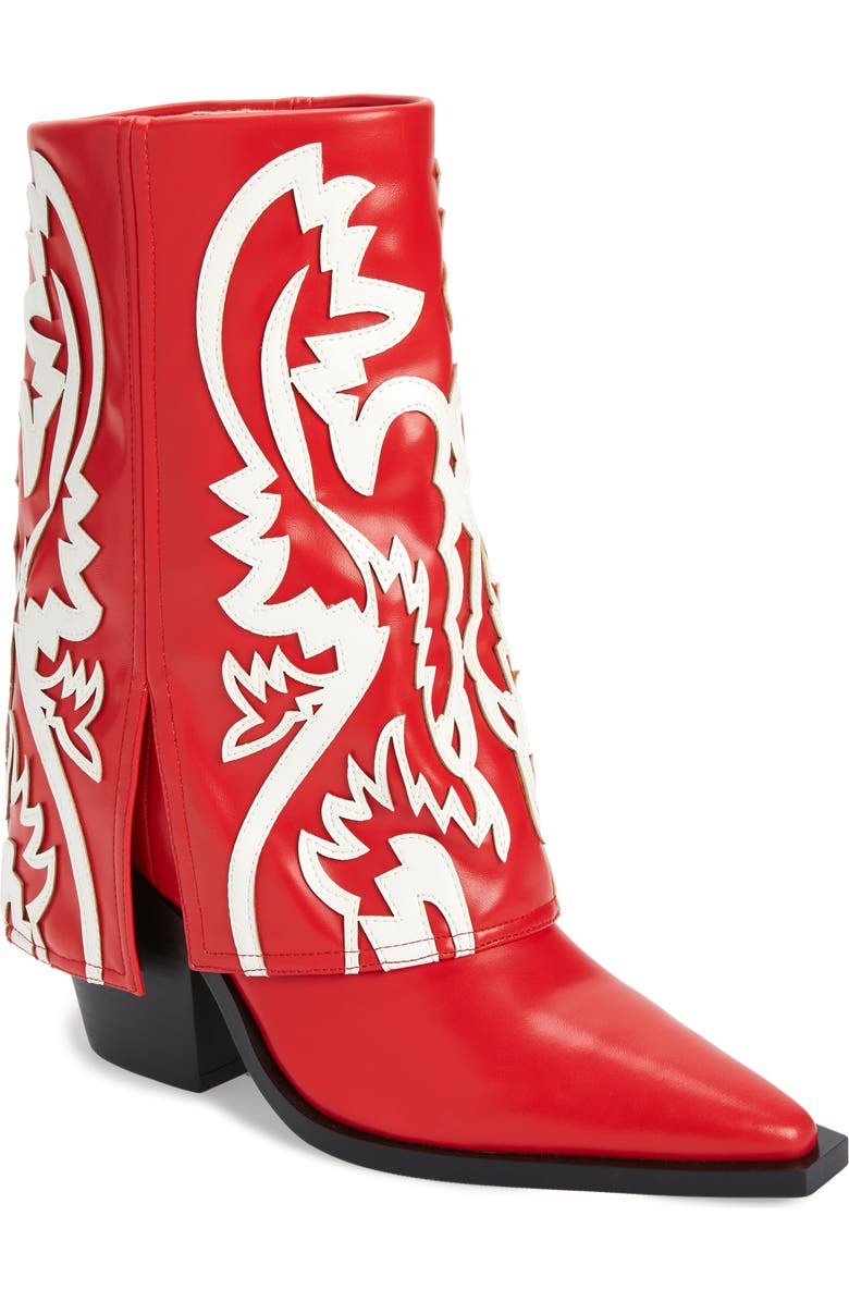 AZALEA WANG Esperanza Faux Leather Boot, Main, color,