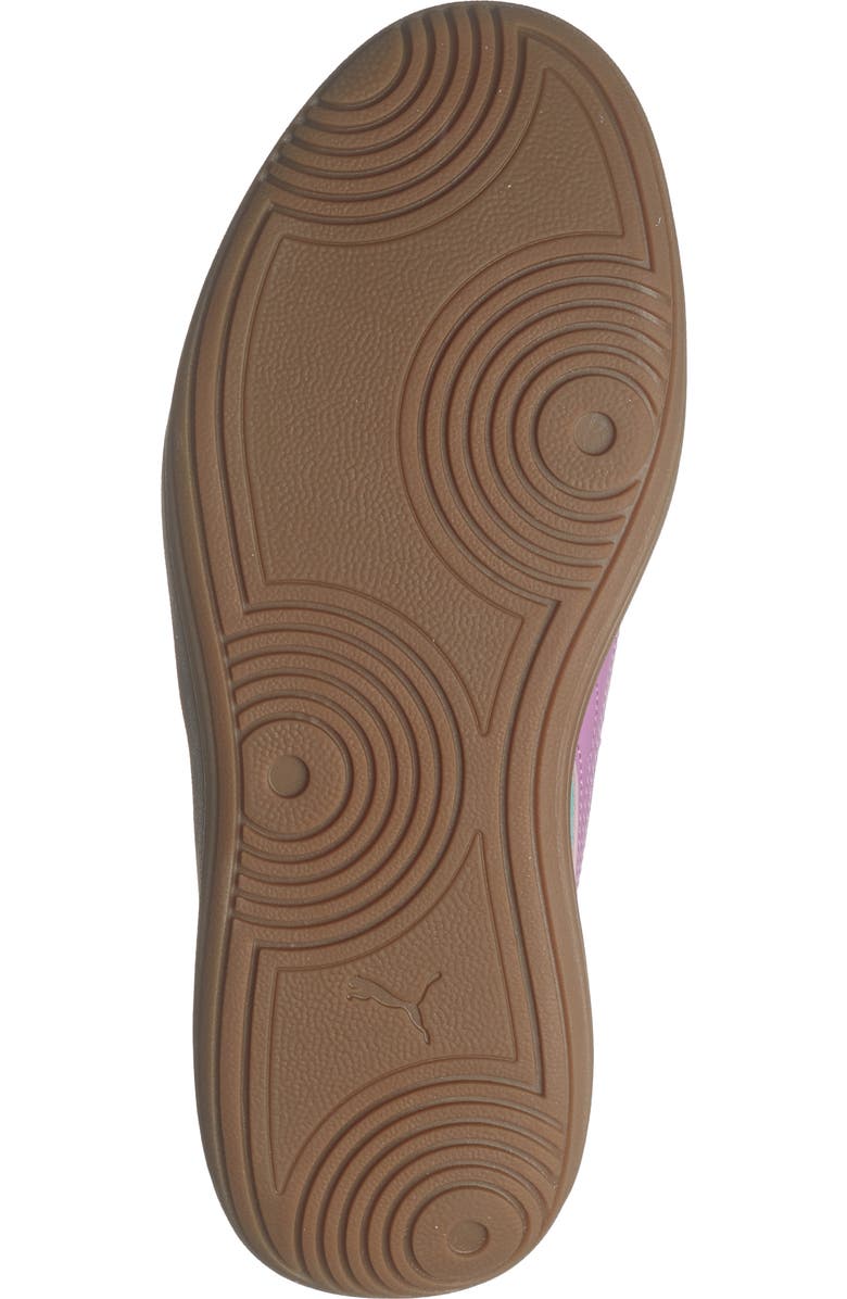 PUMA Club Klassika SD Low Top Sneaker, Alternate, color, Vibrant Green/ Mauve Pop