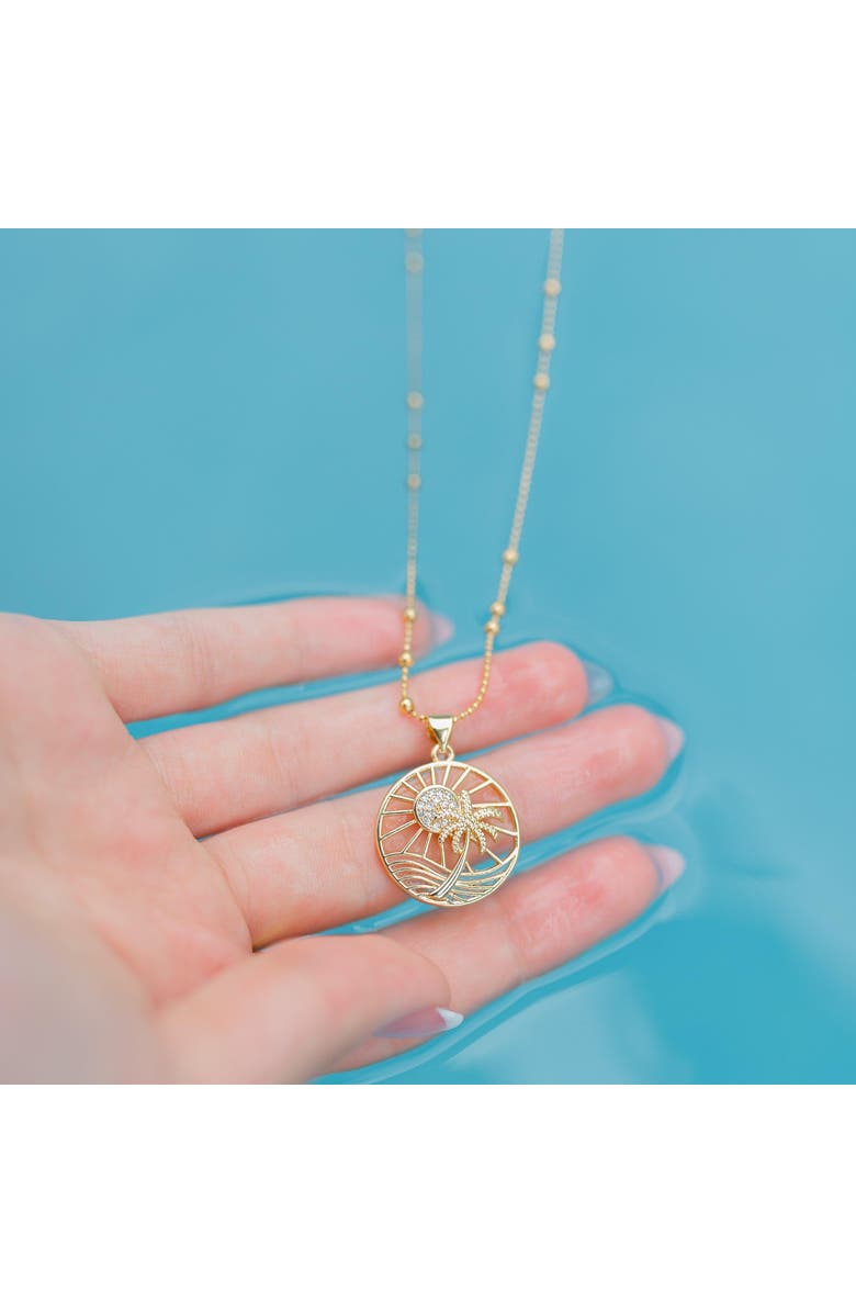 Ivy & Pearl Co. Golden Palm Dreams, Alternate, color, Gold