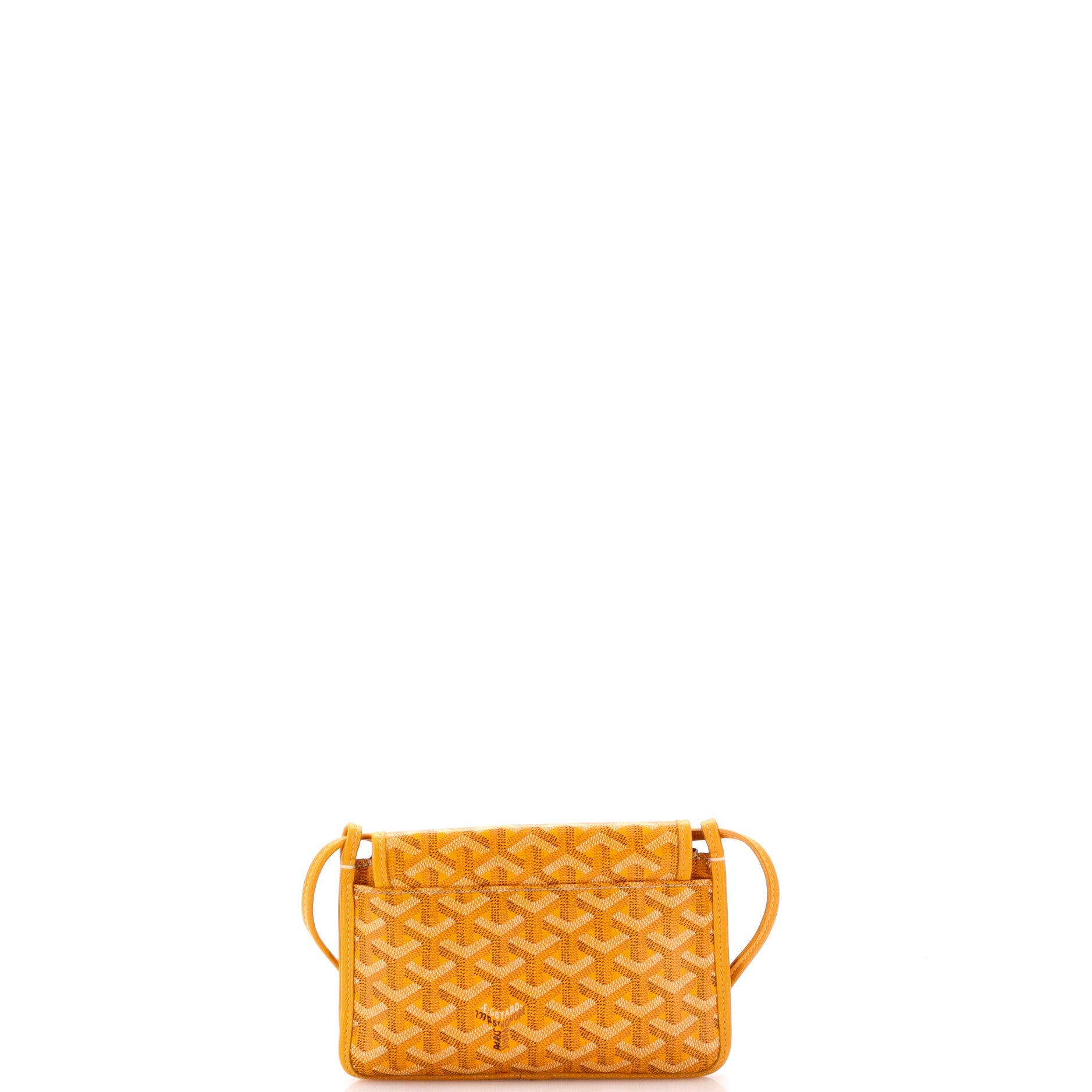 Plumet Clutch Wallet Coated Canvas, Alternate, color, Yellow