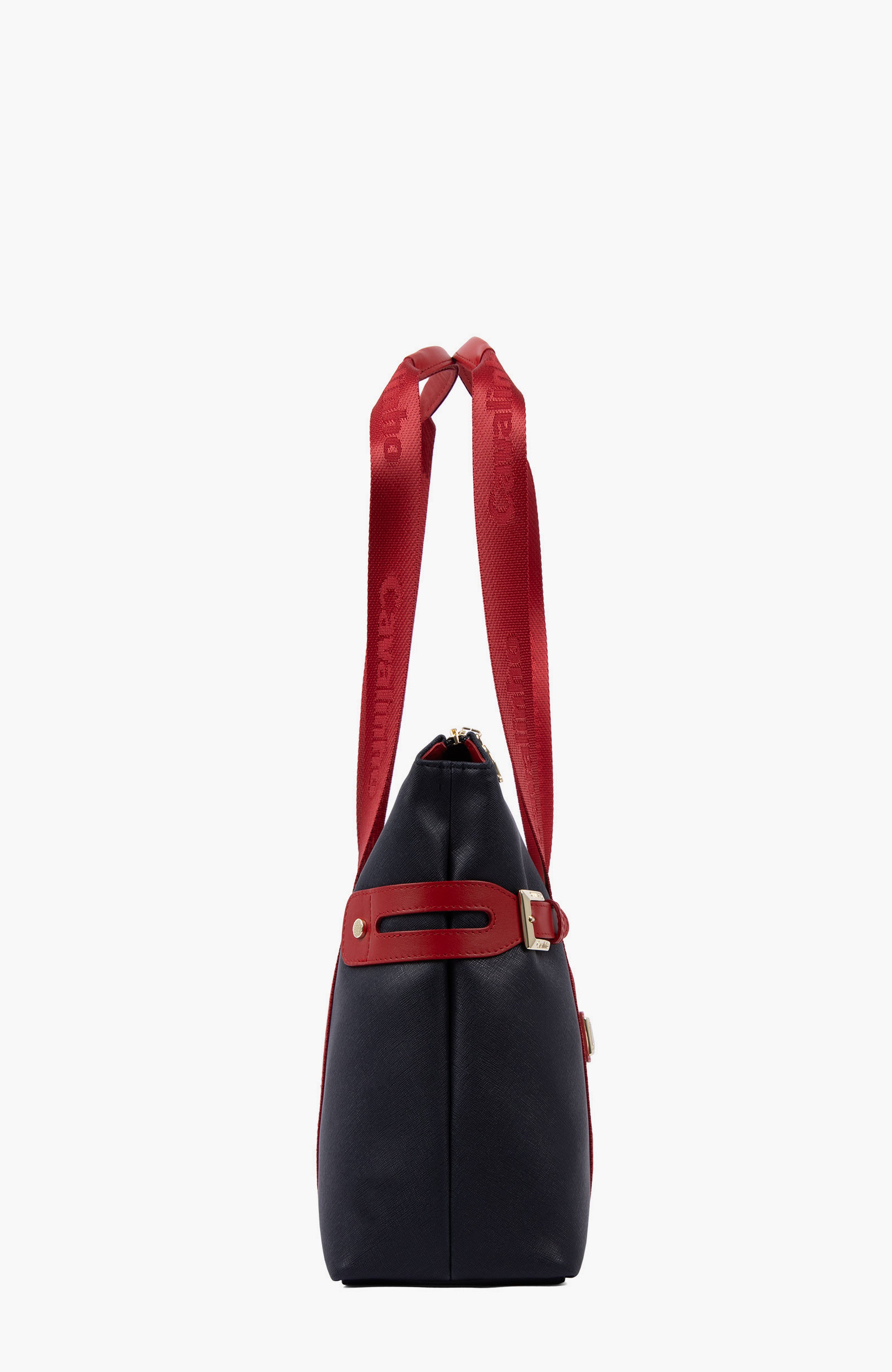 L'Essence 594 Tote Bag, Alternate, color, Navy / White / Red