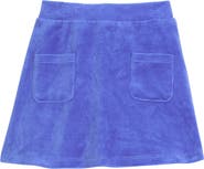 BISBY Kids' Velour Patch Pocket Skort