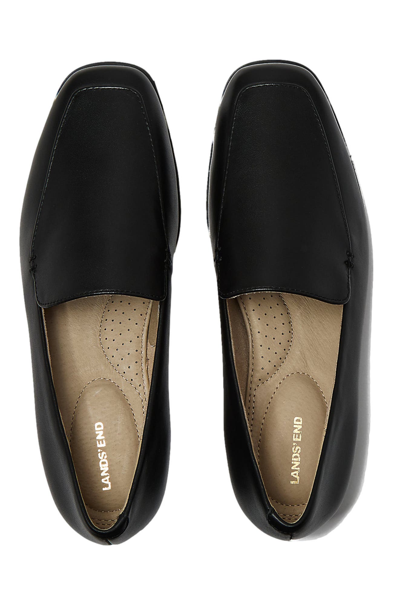 Lands' End Classic Leather Loafers, Alternate, color, 