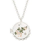 Fable England Ivy Blossom Locket Necklace