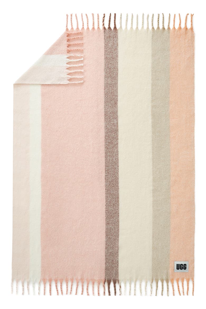 Calyx Throw Blanket, Alternate, color, PANSY