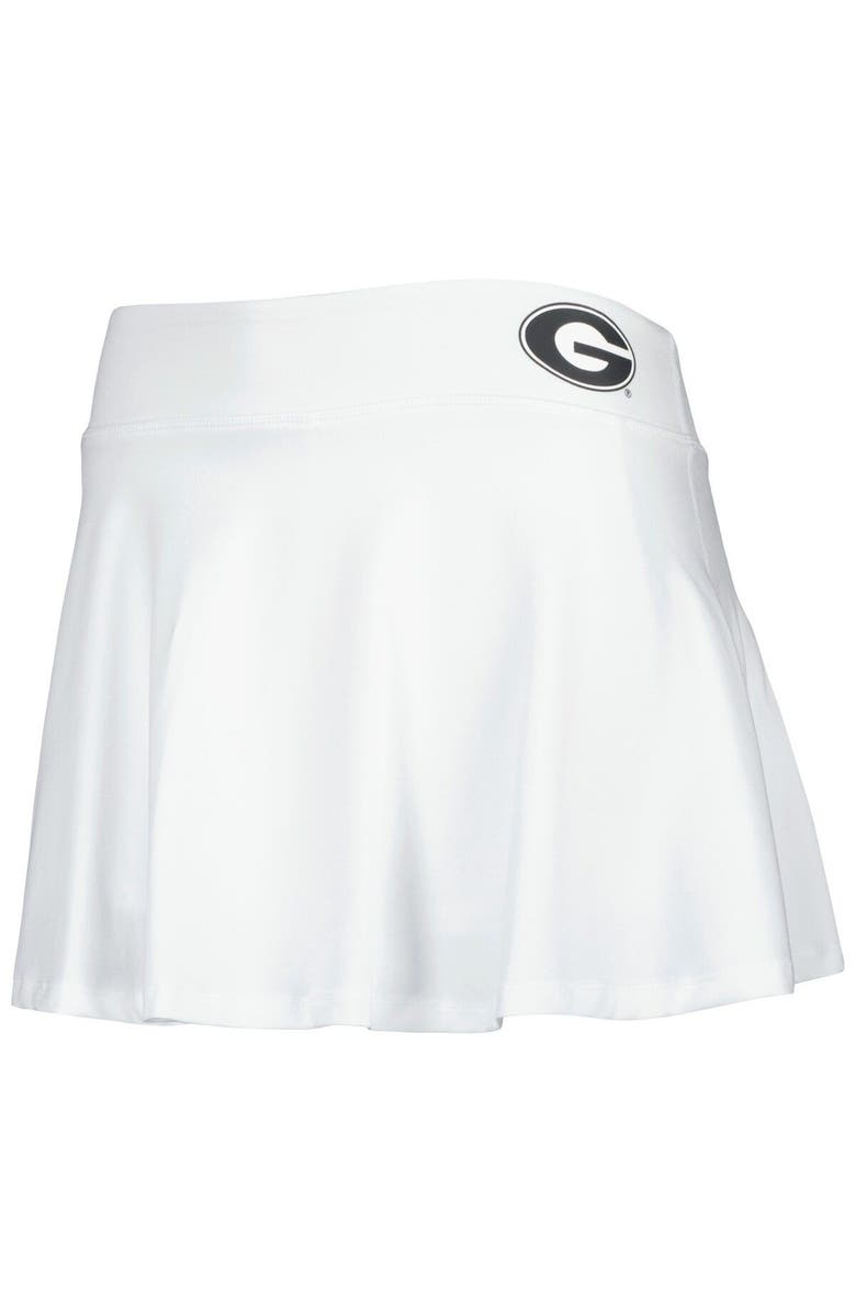 ZOOZATZ Women's ZooZatz White Georgia Bulldogs Flowy Skort, Alternate, color,